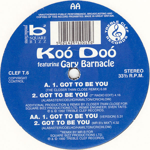 Koo Doo Featuring Gary Barnacle - Got To Be You