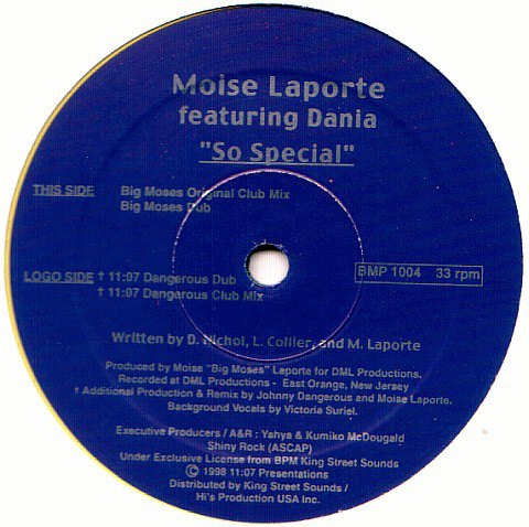 Moise Laporte Featuring Dania - So Special