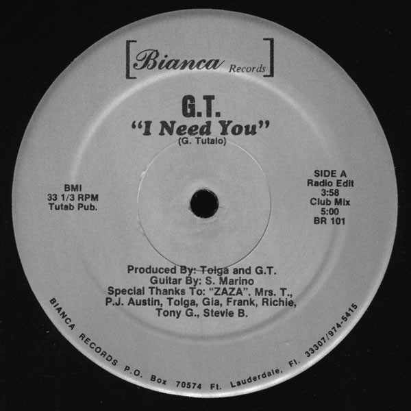GT - I Need You