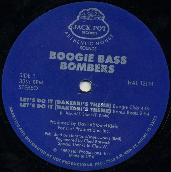 Boogie Bass Bombers - Lets Do It Daktaris Theme