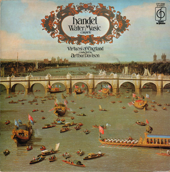 Handel Virtuosi Of England Arthur Davison -  Water Music Complete