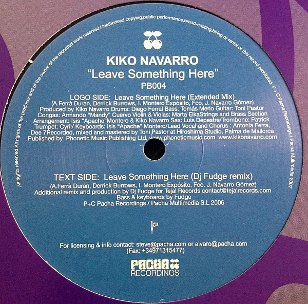 Kiko Navarro - Leave Something Here