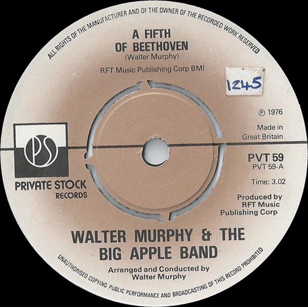 Walter Murphy  The Big Apple Band - A Fifth Of Beethoven