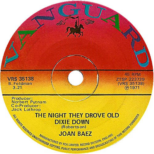Joan Baez - The Night They Drove Old Dixie Down
