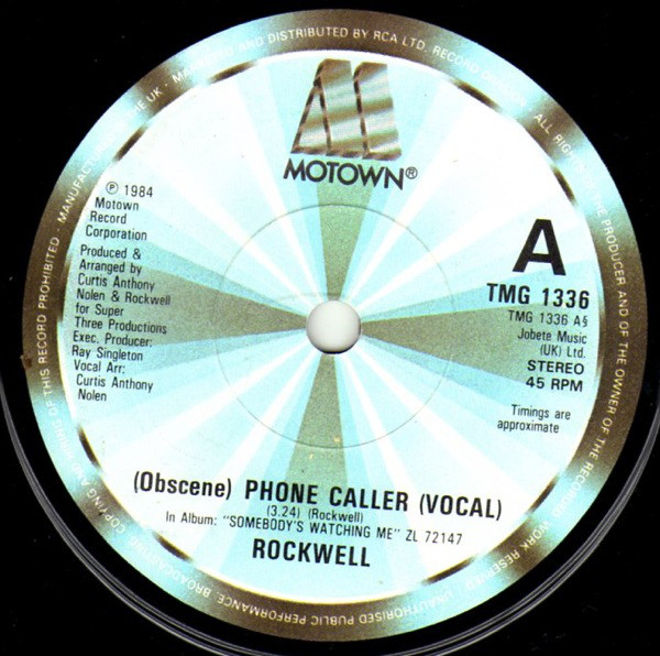 Rockwell - Obscene Phone Caller Vocal