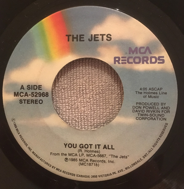 The Jets - You Got It All