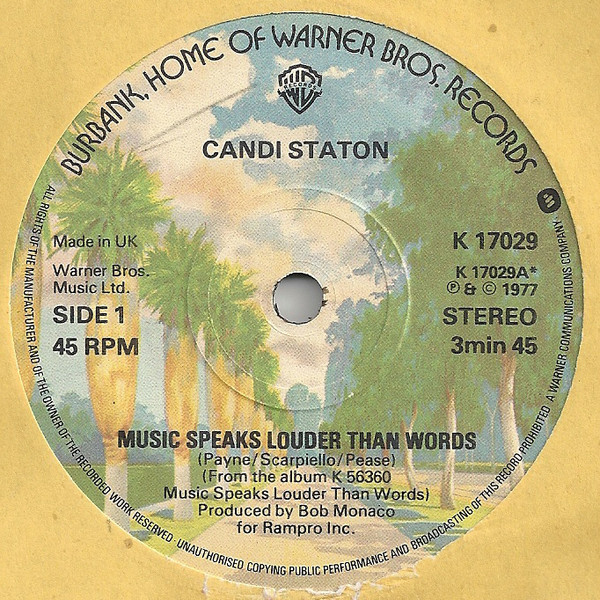 Candi Staton - Music Speaks Louder Than Words