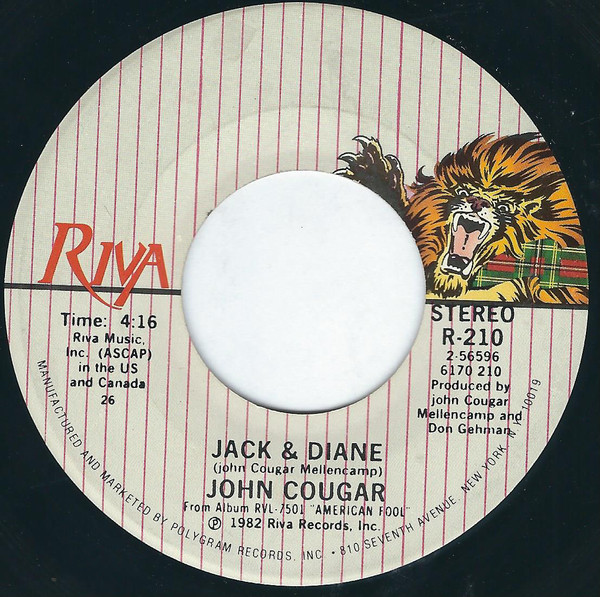 John Cougar - Jack  Diane  Can You Take It