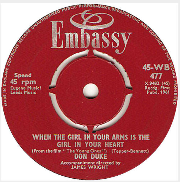 Don Duke - When The Girl In Your Arms Is The Girl In Your Hea