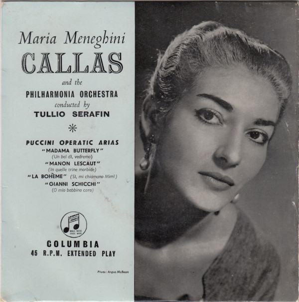 Maria Meneghini Callas - Puccini Operatic Arias