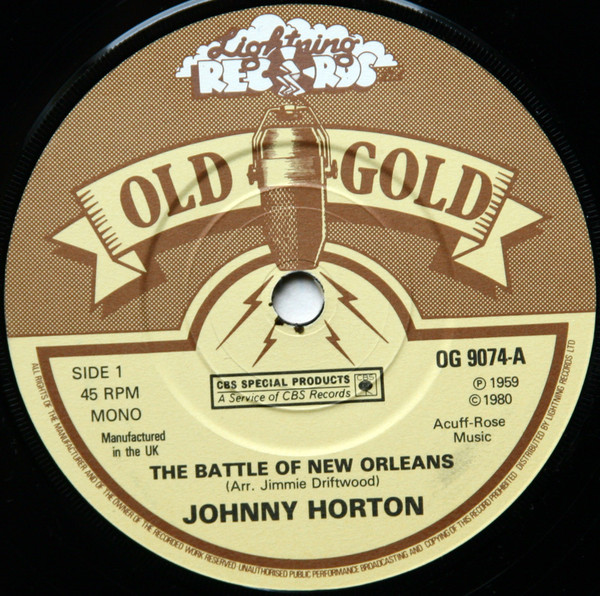 Johnny Horton / Stonewall Jackson -  The Battle Of New Orleans / Waterloo