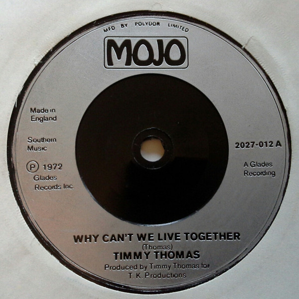 Timmy Thomas - Why Cant We Live Together