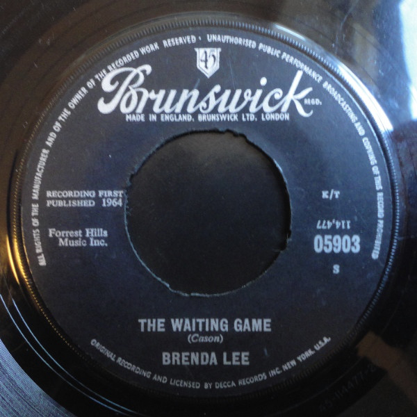 Brenda Lee - The Waiting Game  Think