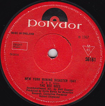 Bee Gees - New York Mining Disaster 1941