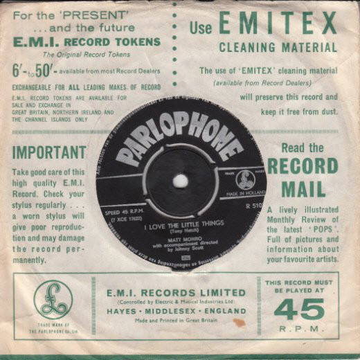 Matt Monro - I Love The Little Things