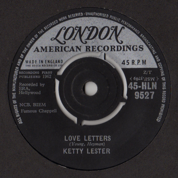 Ketty Lester - Love Letters
