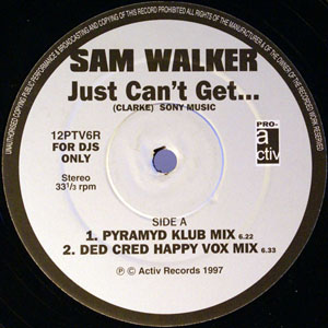 SAM WALKER - Just Cant Get