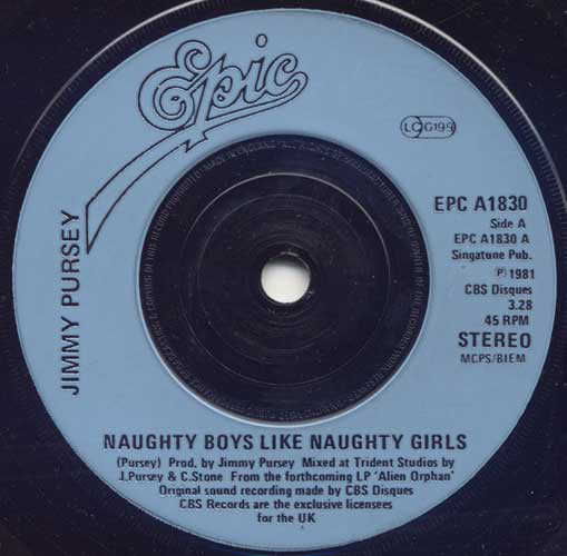 Jimmy Pursey - Naughty Boys Like Naughty Girls
