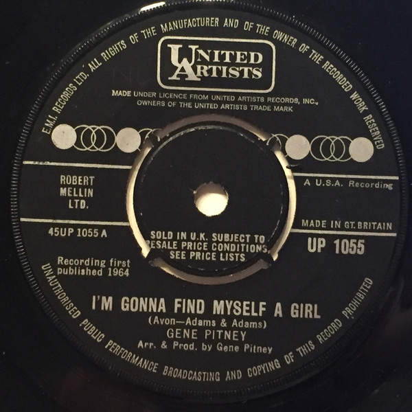 Gene Pitney - Im Gonna Find Myself A Girl
