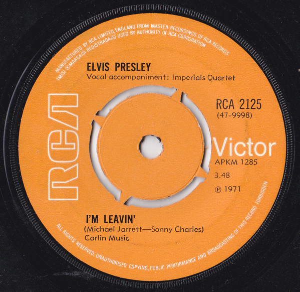 Elvis Presley - Im Leavin