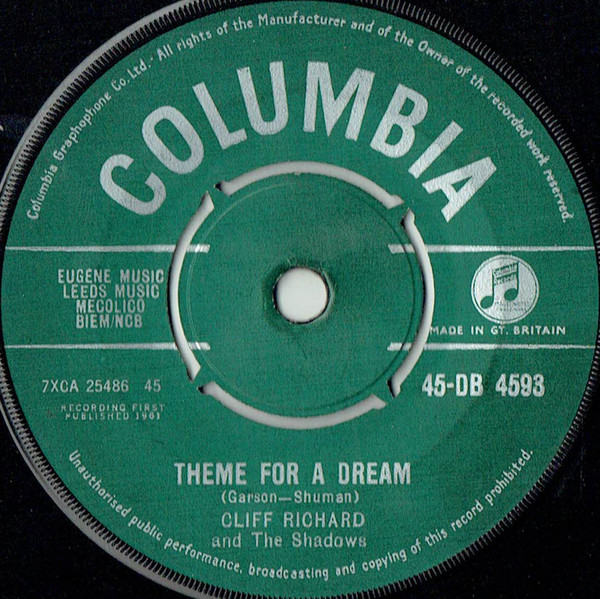 Cliff Richard And The Shadows - Theme For A Dream