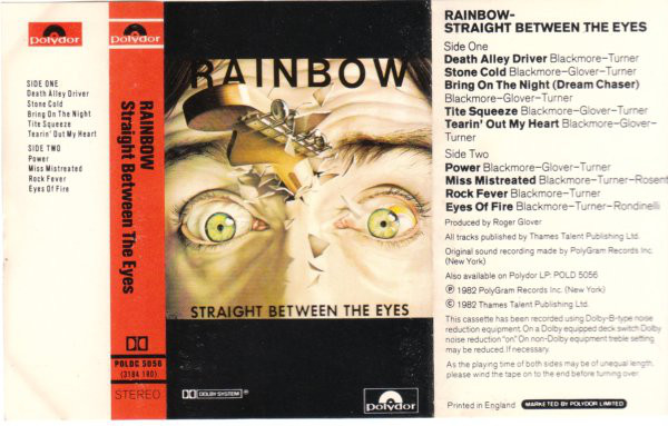 Rainbow - Straight Between The Eyes