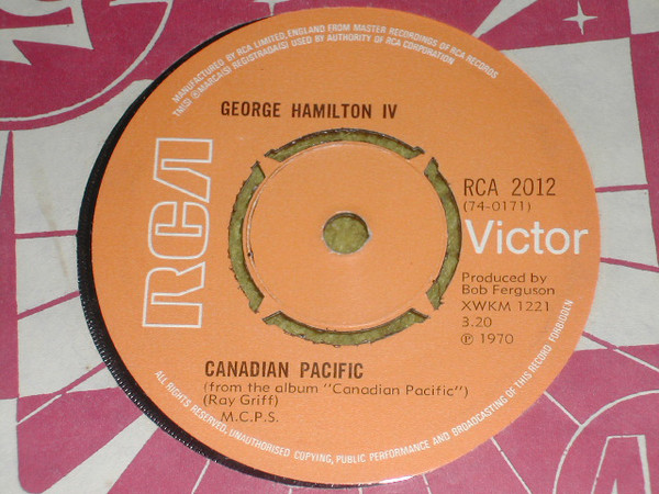 George Hamilton IV - Canadian Pacific  Sisters Of Mercy