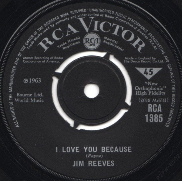 Jim Reeves - I Love You Because