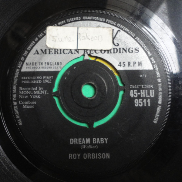 Roy Orbison - Dream Baby  The Actress