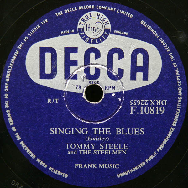 Tommy Steele And The Steelmen - Singing The Blues  Rebel Rock