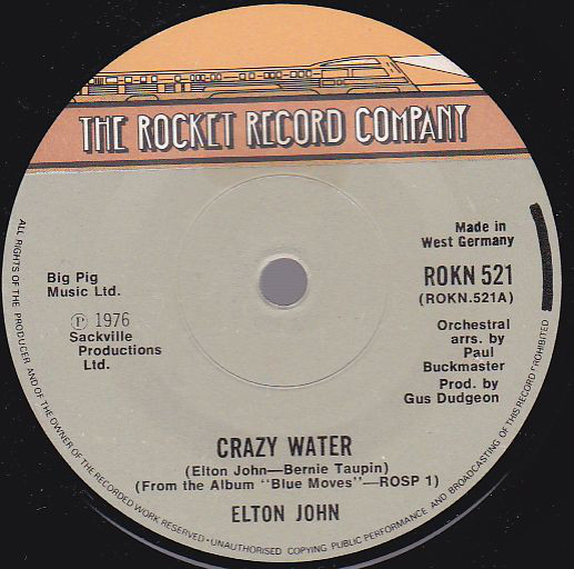Elton John - Crazy Water