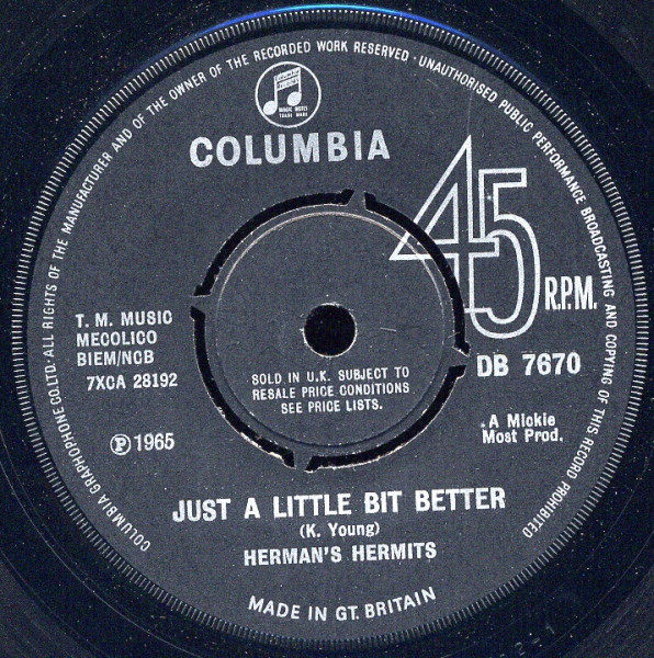 Hermans Hermits - Just A Little Bit Better