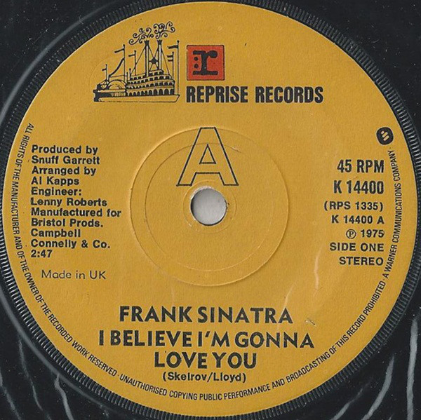 Frank Sinatra - I Believe Im Gonna Love You