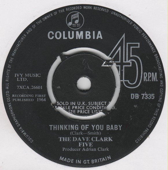 The Dave Clark Five - Thinking Of You Baby
