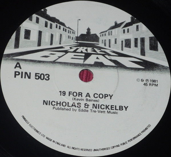 Nicholas And Nickelby - 19 For A Copy