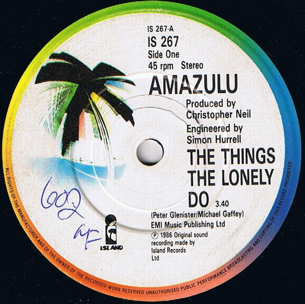 Amazulu - Things The Lonely Do