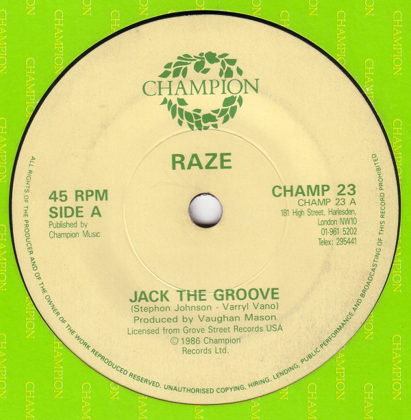 Raze - Jack The Groove