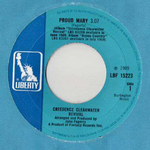 Creedence Clearwater Revival - Proud Mary  Born On The Bayou