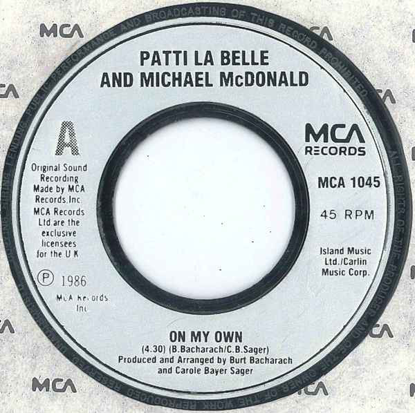 Patti La Belle And Michael McDonald - On My Own