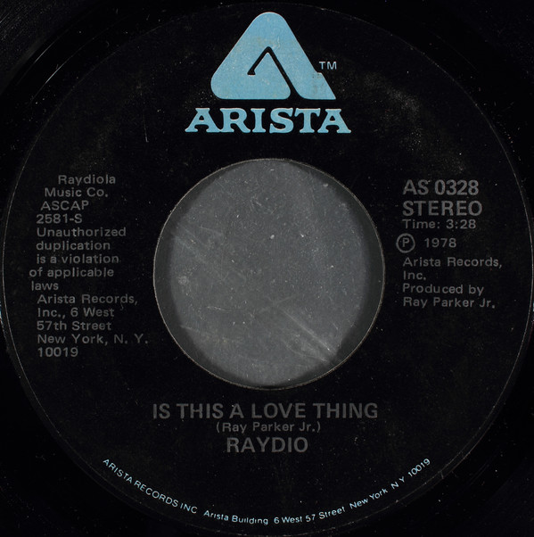 Raydio - Is This A Love Thing