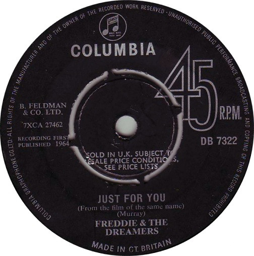 Freddie  The Dreamers - Just For You
