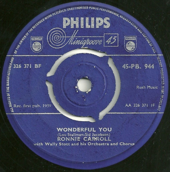 Ronnie Carroll - Wonderful You