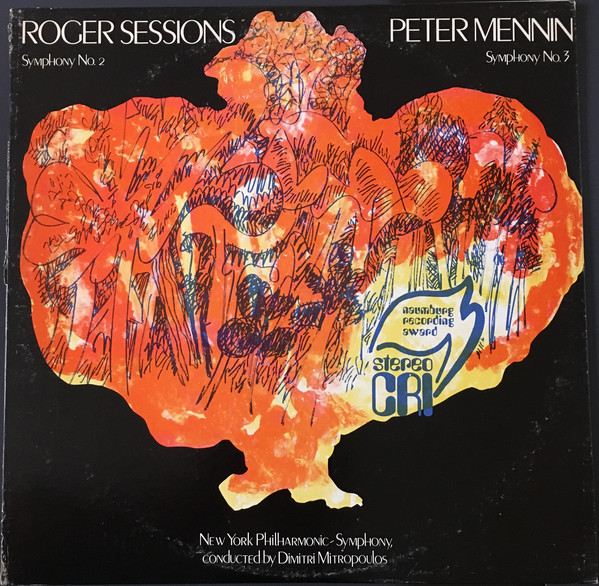 Roger Sessions Peter Mennin  - Roger SessionsSym No 2  Peter Mennin Sym No 3