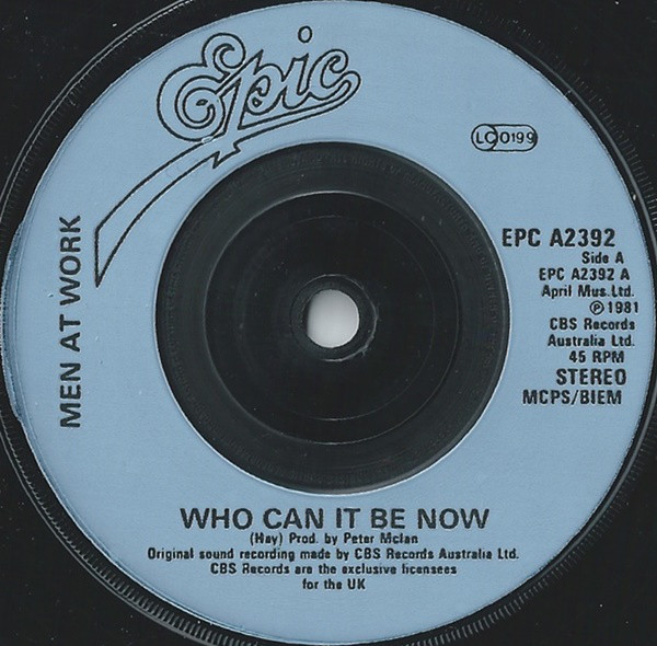 Men At Work - Who Can It Be Now