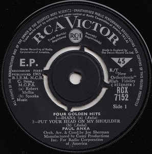 Paul Anka - Four Golden Hits