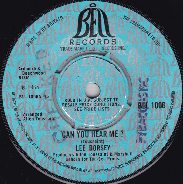 Lee Dorsey - Can You Hear Me