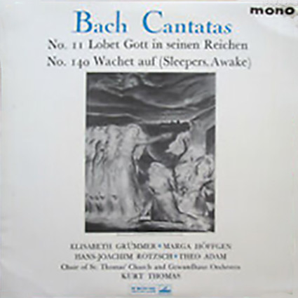 J S Bach  Elisabeth Grmmer Marga Hffgen - Bach Cantatas Nos 11  140