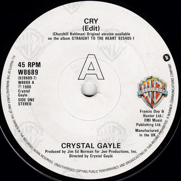 Crystal Gayle - Cry
