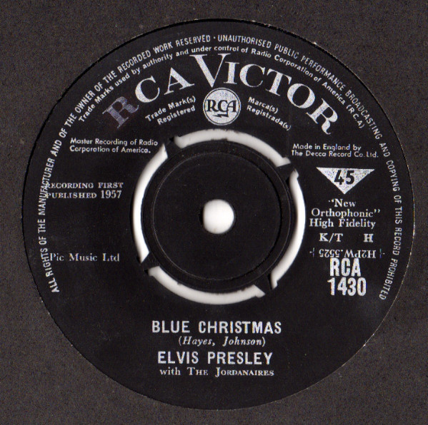 Elvis Presley With The Jordanaires - Blue Christmas