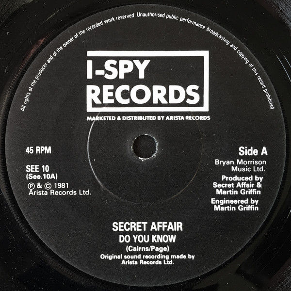 Secret Affair - Do You Know